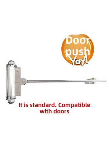 Badem10 Push Spring - Door Covering Mechanism, Garden Steel and Exterior Gate Compatible