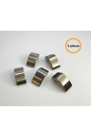 Karan Porselen Button Metal Cabinet, Drawer, Kitchen Handle (5 Pcs)