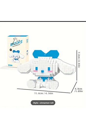 Kaptan Mavi Sanrio Cinnamoroll 3D Puzzle - Character Figure Building Toys