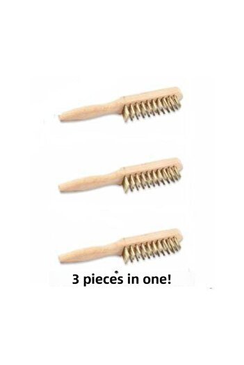 İstanbul E-Hırdavat Wire Brush Casting Surface Barbecue Grill Toaster Cleaner 3 Pieces
