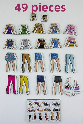 giffy Toy Magnetic Magnet Baby Dress up Magnet Game 49 Pieces 10 Different Combinations Set
