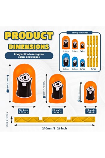 ThinkMaster Monster XOX Strategy Intelligence Game Educational Box Game Gobblers