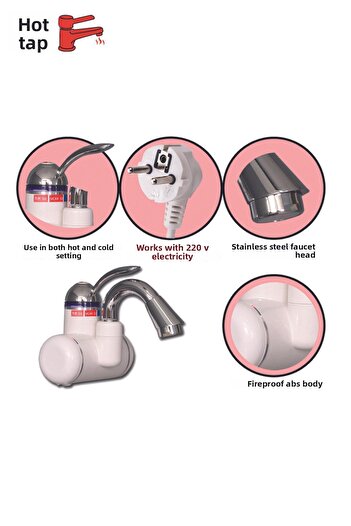 Sıcak Musluk Electric Instant Water Heater Thermal Water Heater Tap Wall Mounted Dsg-5b