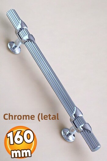 Badem10 Emir (PREMIUM) Crom 160 Mm - 16 Cm Mobilier Metal Sertar Bucătărie Dulap Dulap Mânere Mâner Mâner