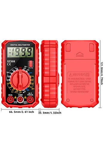 TechStore Sz308 Current Voltage Measuring Instrument Multimeter