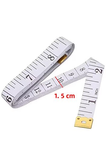 Badem10 1.5 Meter Color Options Soft Strip Tailor Pvc Dietitian Waist Measuring Tape - 1 Piece