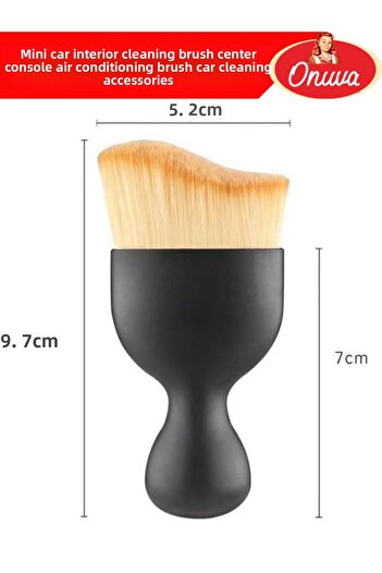 ONUVA Mini Car Interior Cleaning Brush Center Console Air Conditioning Brush Car Cleaning Accessories