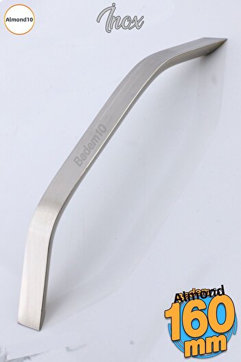 Badem10 Şahin Metal Inox Handle 160 mm Furniture Kitchen Drawer Cabinet Cabinet Door Handles Handle Handle 16 cm