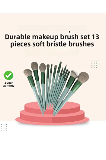 ZERO LAND Hn-Shop 13-Piece Makeup Brush Set Suitable for Eyeshadow Blush Foundation Compact Design