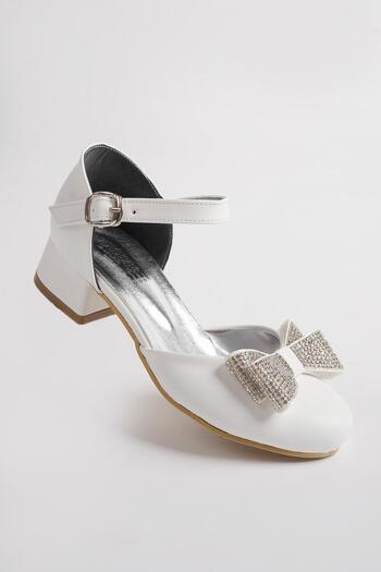 Ramer Bow Tie Girl's Evening Dress Shoes