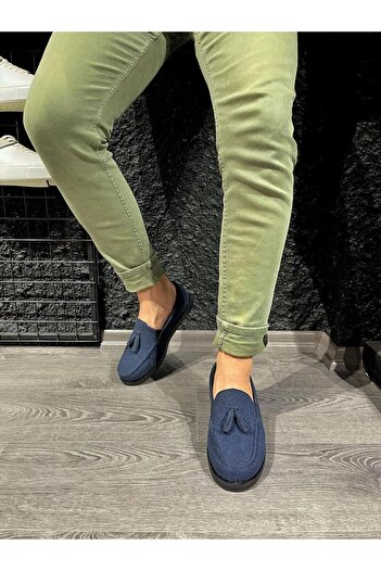 Knack Мъжки обувки Loafers 007 Сини