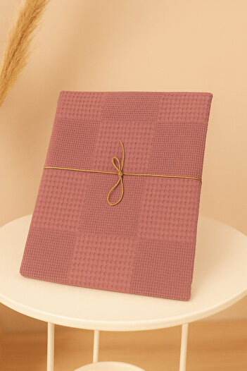 CANDAN ÇEYİZ Double Pike Summer 100% Cotton Anti-Sweat Natural Waffle 200X235 Summer Pike