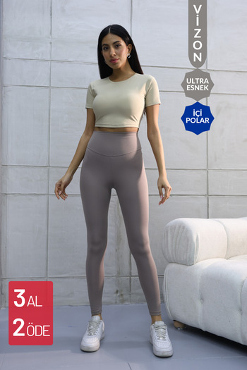 Balenbi Haute Women's High Waist Raised Recovery Winter Leggings 1093