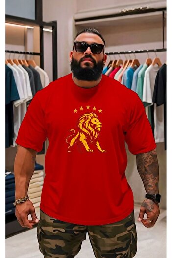 BENROMA Champion Lion Printed Unisex T-Shirt