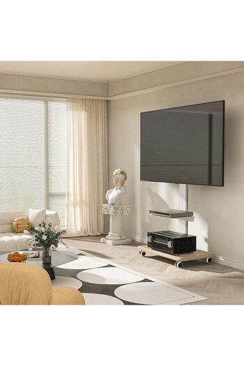 HAMOOD TV SA High Quality Rotating Classic TV Floor Stand 26-65 inches, Adjustable Height HMD-1508