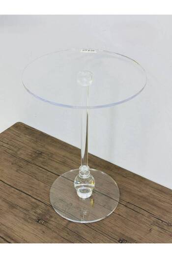 Al Saada Home Single Acrylic Service Table 40×40×55 cm