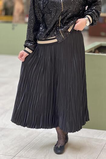 sentez giyim Synthesis Satin Cropping Skirt