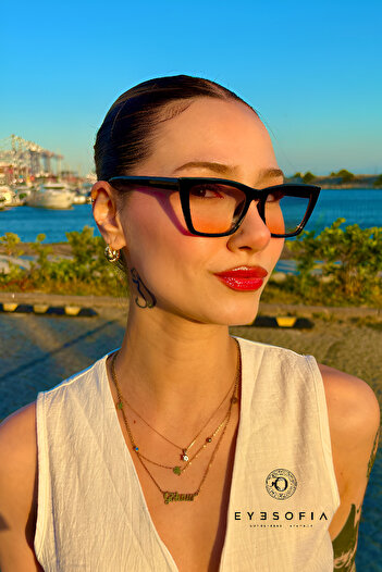 Eyesofia Flora Luxury Black Smoked Unisex 2025 New Season Sunglasses