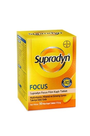 Supradyn Energy Focus 30 - Film Covered Table