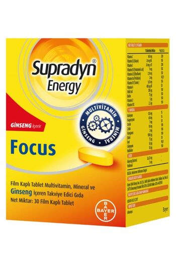 Supradyn Energy Focus Multivitamin - 30 Tablets