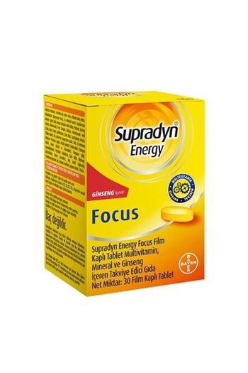 Supradyn Supradyn Energy Focus 30 Film Coated Tablet