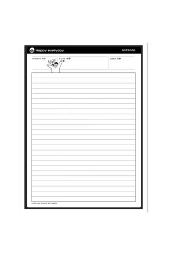 Choice Horizontal Line 1PC B5 Sticky Note Paper Simple and Tear off Paper Learning Supplies Plan Note Book