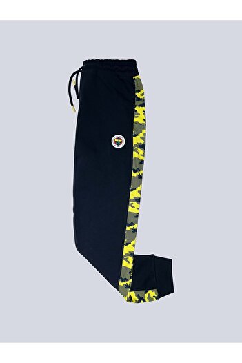 Fenerbahçe S.K. 25/26 Сезон Трибуна Камуфляж Детальний Чоловічий Спортивний Штани LACİVERT