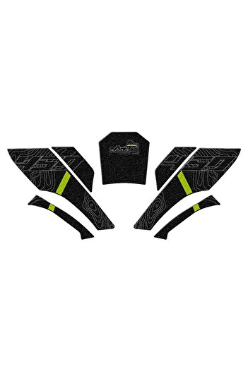 Choice Anti-slip kit yellow For CFMOTO 450MT 450 MT 2024 Tank Pad Sticker Motorcycle Fuel Tank Protection D