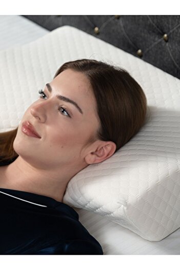 WHITEBLANCO Helen Ortopedik Visko Yastık Destekli Uyku Yastığı