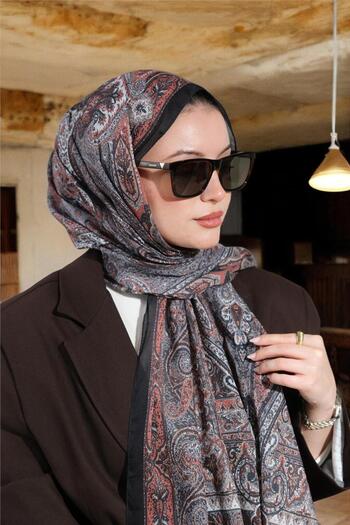 Baştacı Soft Ethnic Tan Shawl - Baştaci 0181