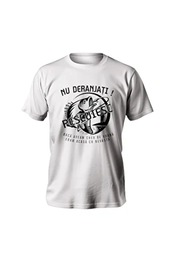 OEM Cotton T-Shirt Fishing - 'Do Not Disturb! I'm Fishing...' - Funny Gift for Fishermen, White, L