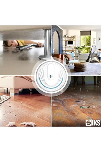SIKS ® robot vacuum cleaner, smart cleaning, white