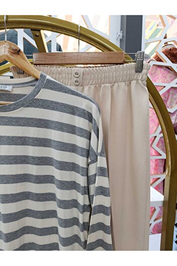 ALMİNA Pocketed Cotton Viscose Tunic