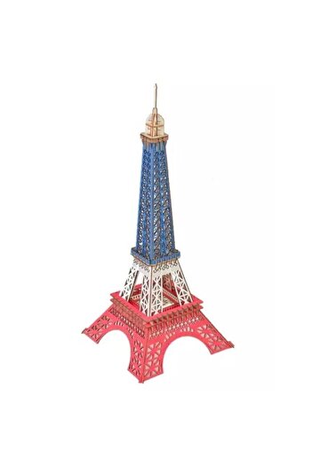 Star Master Wooden Construction Set 3D Model, Eiffel Tower, 96 Pieces, 14+ Years