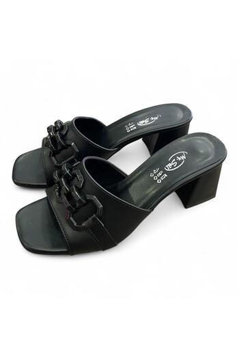 Aldina Nucci Thick Heeled Women's Slippers # 1059