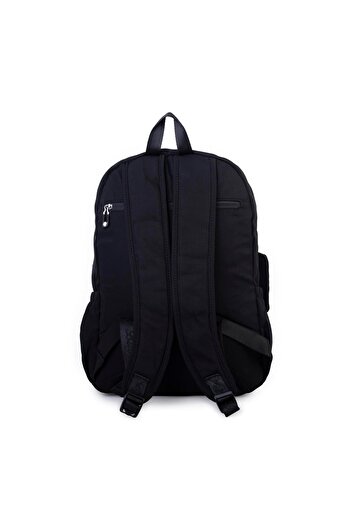 Nas Bag Unisex Lightweight Oversized School Bag and Sports Bag Multi-Compartment Black
