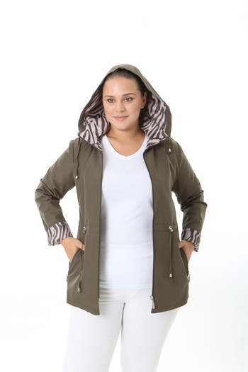 TUTveAL Collection Seasonal Coat, Water Resistant Coat, Plus Size Coat, Lined Coat, Hooded Trench Coat, Navy Blue