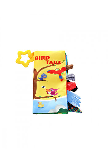Kikka Boo Educational book with teething toy KikkaBoo Bird tails
