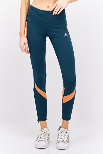 adidas Women Sportswear Fit Running Tights, Teal Green