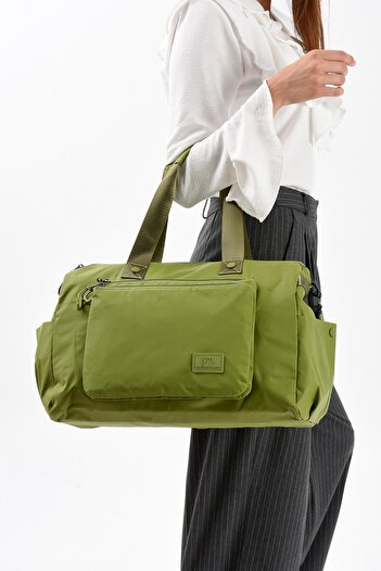 571 Collections Çanta Ultra Light Stylish and Waterproof Large Size Shoulder, Hand Travel Bag Green Model: (571-13-9g)