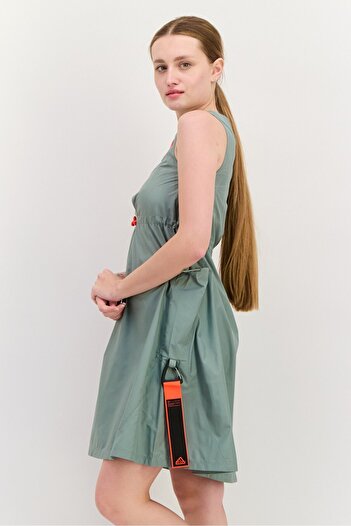 adidas Women Sportswear Fit Sleeveless Outdoor Dress, Sage Green