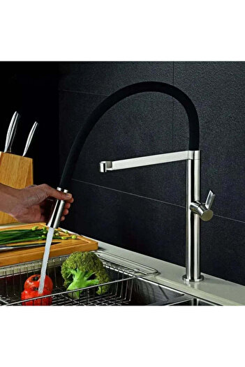 KORMAN TECHNIK KORMAN TECHNIK Kitchen Faucet, Sanitary Brass, Chrome, CF2044