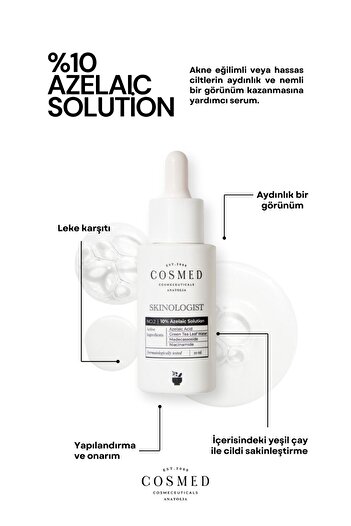 COSMED Skinologist 10% Azelaic Solution 30 ml