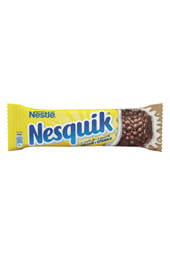 Nestle Nesquik Chocolate Cereal Bar, 25 g, Brown