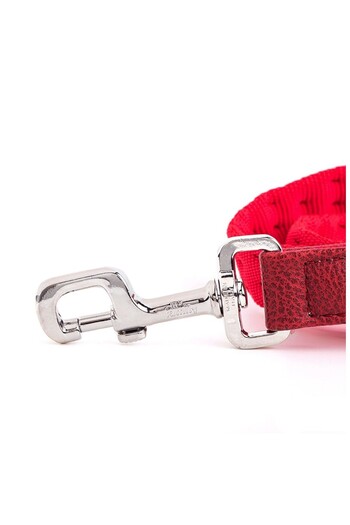 My Family MyFamily Milano Dog Leash in Premier Quality Italian Red Nylon