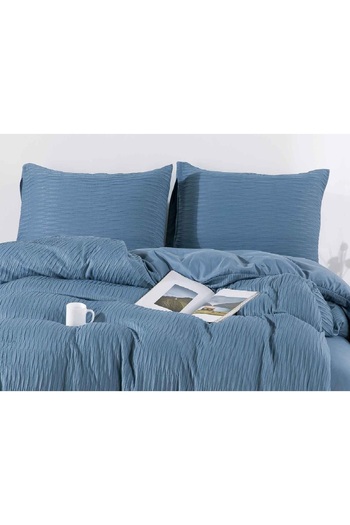 CHIRASO CHIRASO Linen, Finet Creponat, ELASTIC Sheet 180x200 cm, Duvet Cover 200x230 cm, 2 Pillowcases