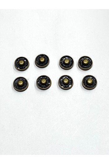 karantuhafiye Metal Snap Fasteners / Coat Cardigan Snap Fasteners / Set of 6 / 1.5 cm / Oxide