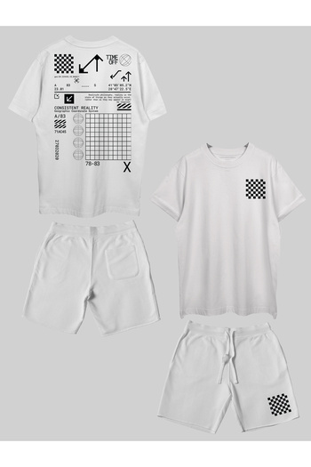 THREADCURRY Consistent Reality Printed Co-ord Set for Men & Women