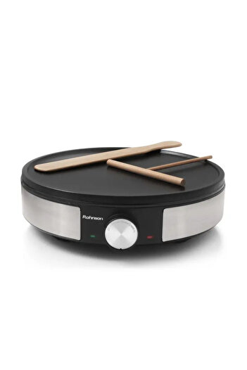 ROHNSON Pancake maker R2202, 30 cm hob, 1200 W, Black
