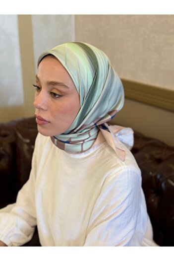 Modakaşmir Lattice Pattern Twill Scarf